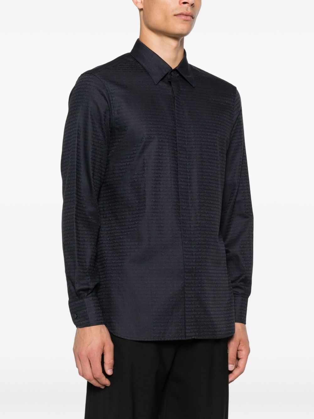 Emporio Armani Shirts Blue