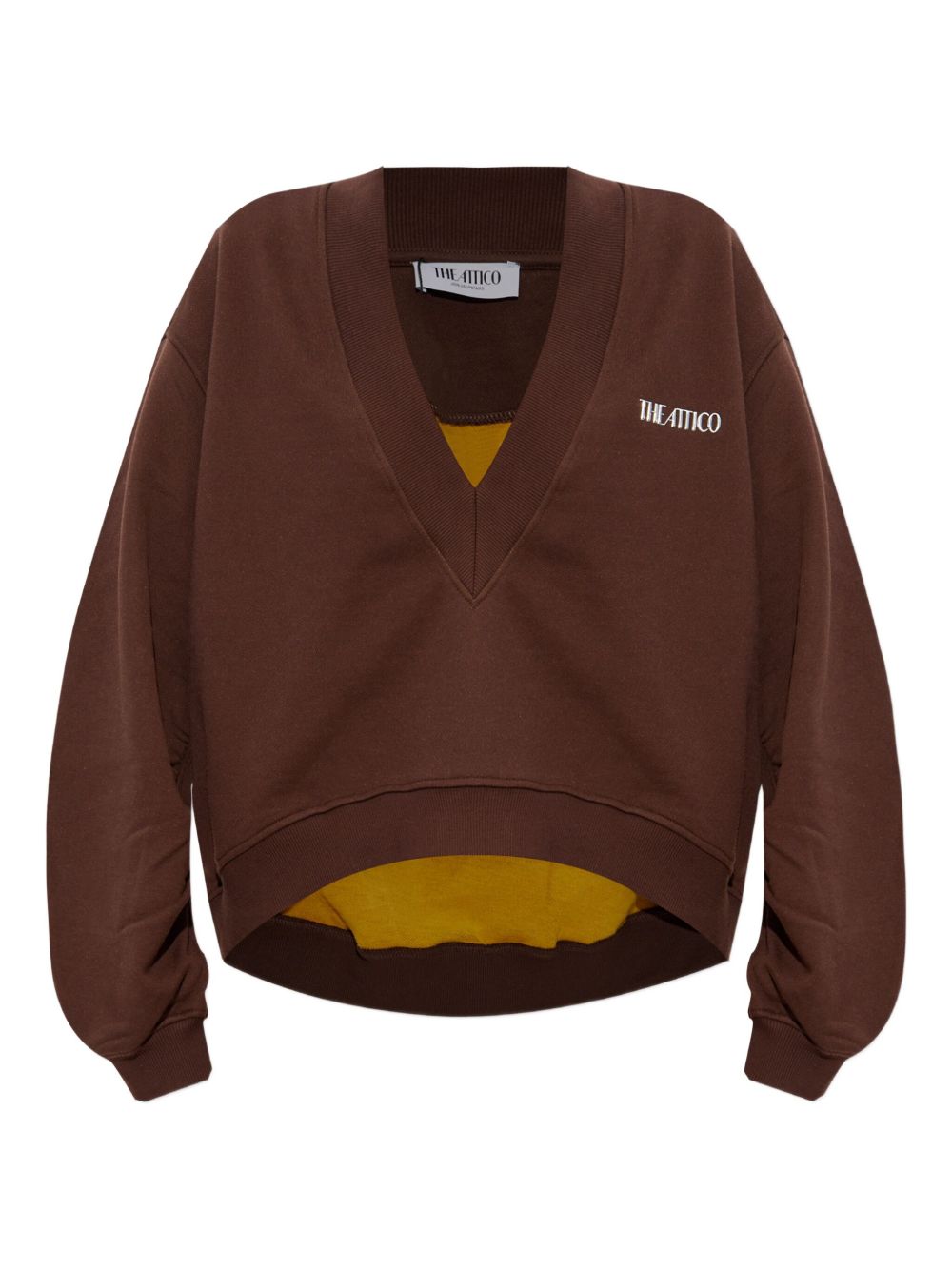 The Attico Sweaters Brown