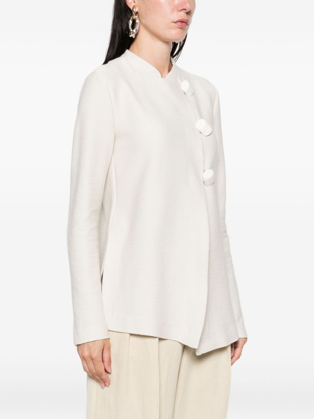Emporio Armani Asymmetric-fastening jacket