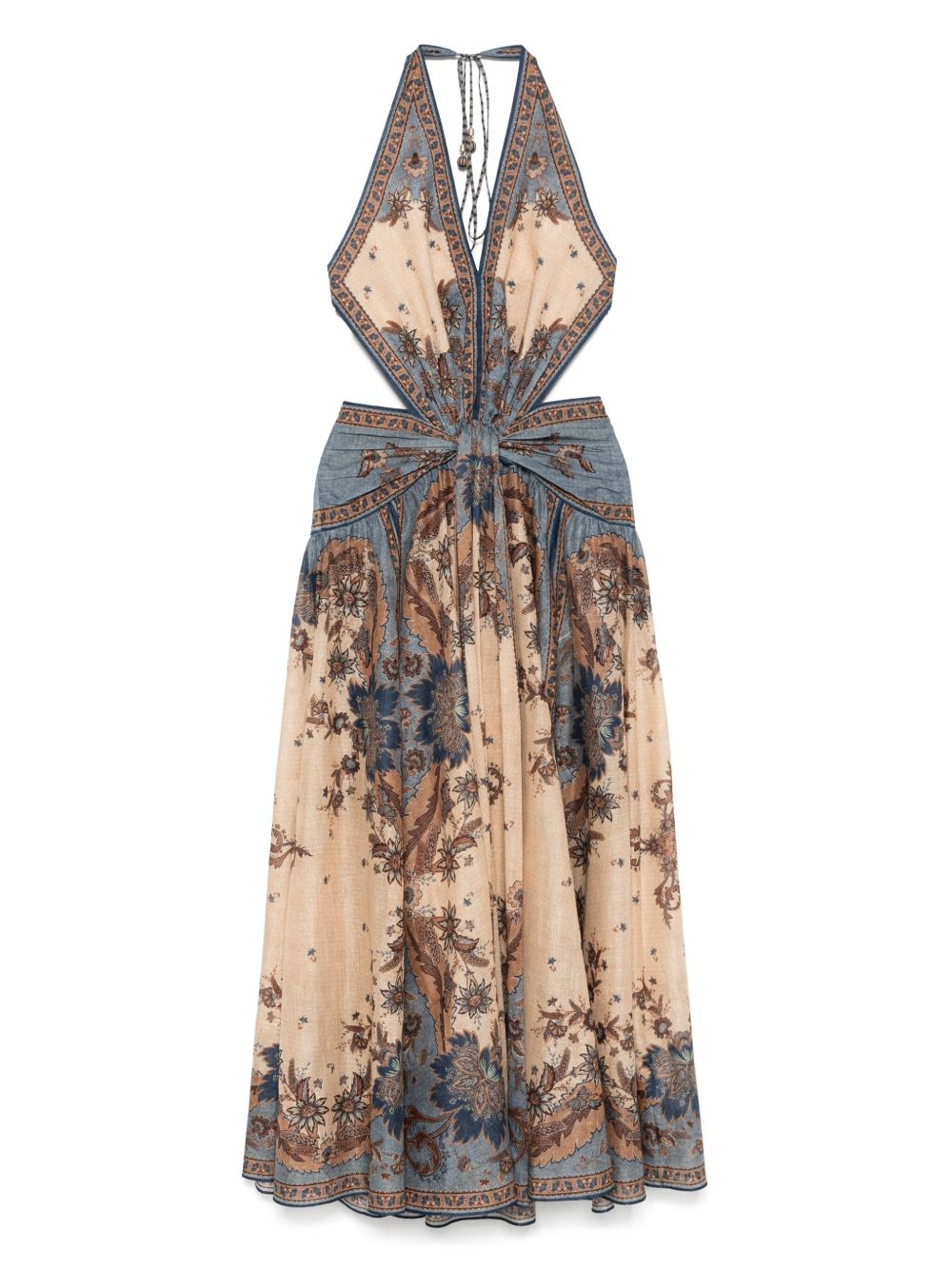 Zimmermann Ascension long cotton dress with print