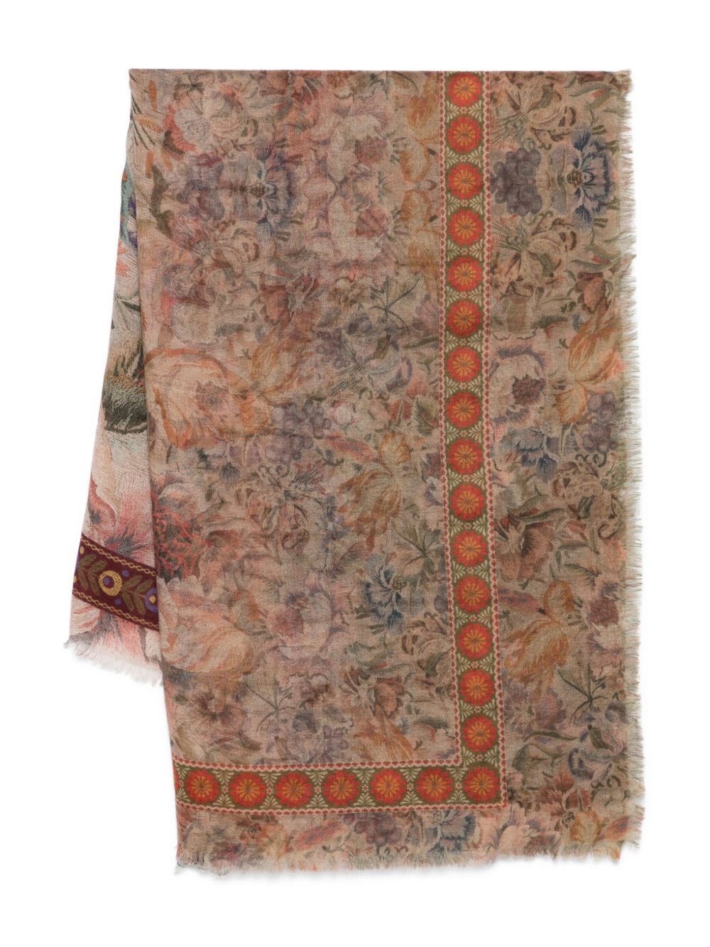 Pierre Louis Mascia Printed cashmere scarf
