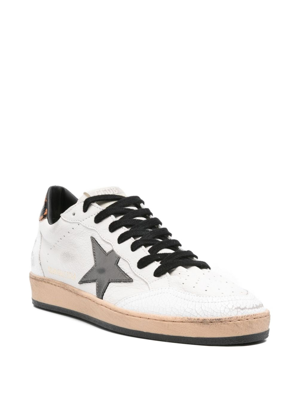 Golden Goose Ball Star Women's nappa leather shoe with star and heel tab