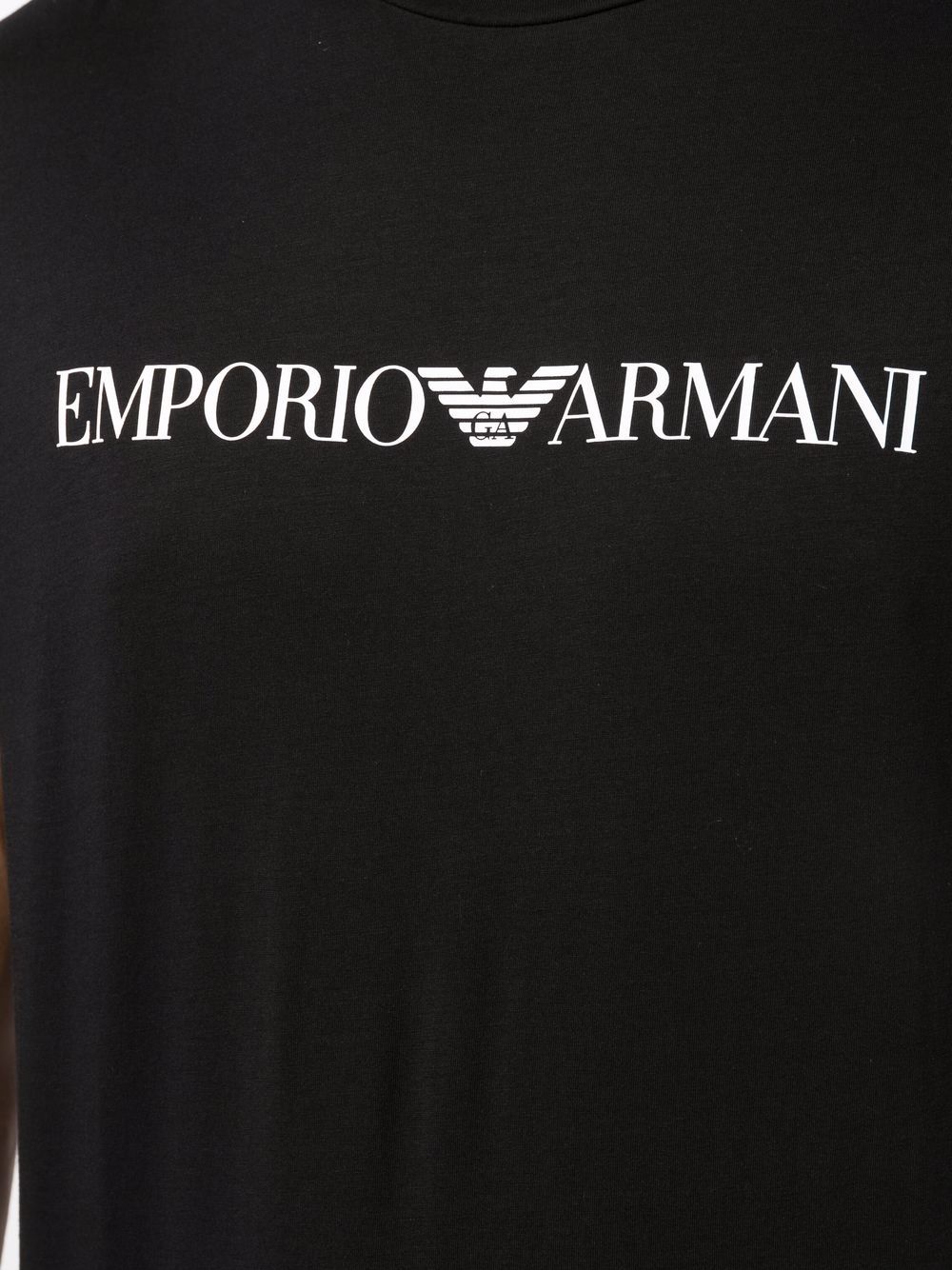 Emporio Armani Pima jersey T-shirt with logo print