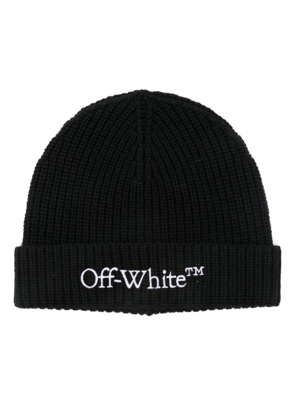 Off White wool beanie