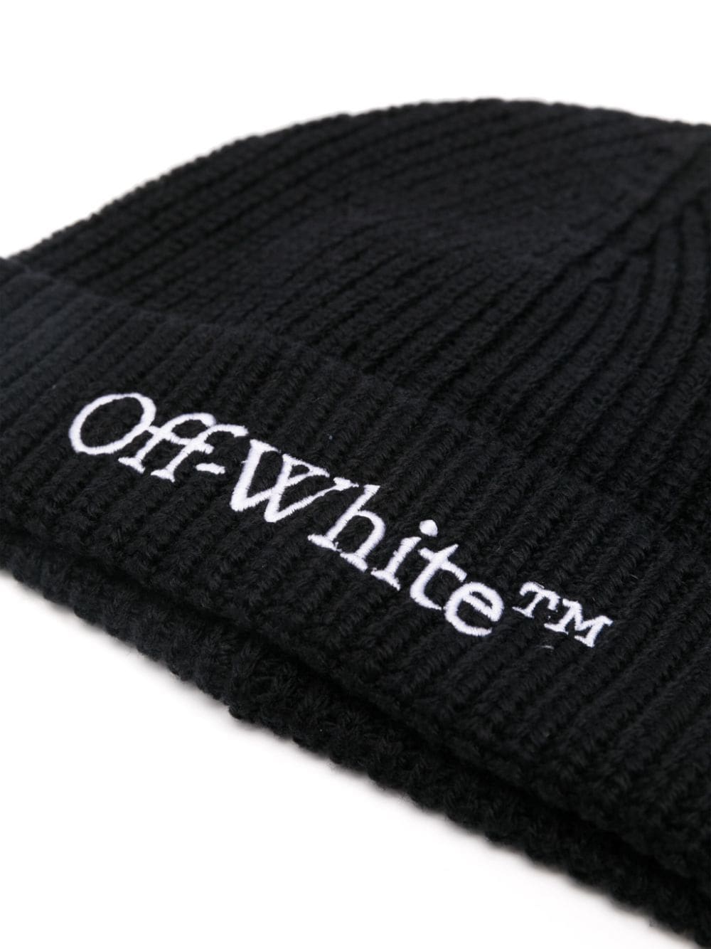 Off White wool beanie