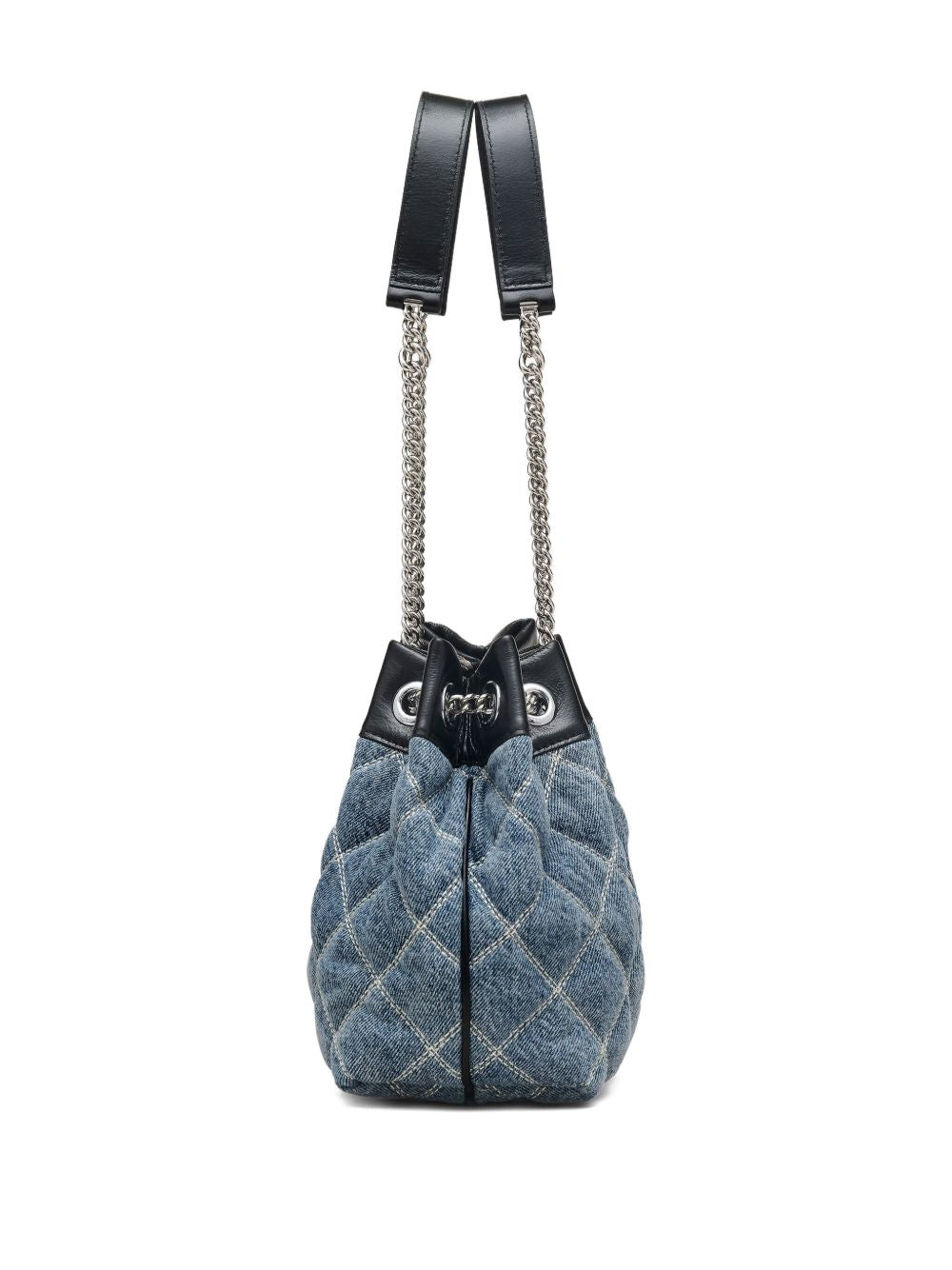 Marc Jacobs The Quilted Denim Chain Sack Bag