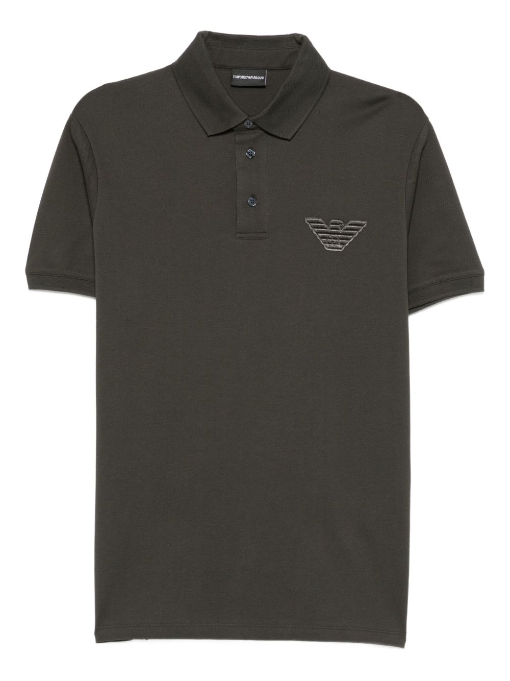 Emporio Armani Eagle-embroidered polo shirt