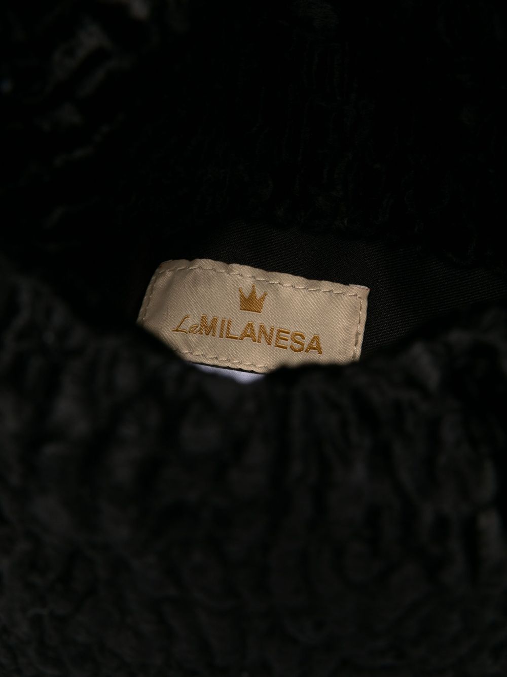 La Milanesa Textured tote bag
