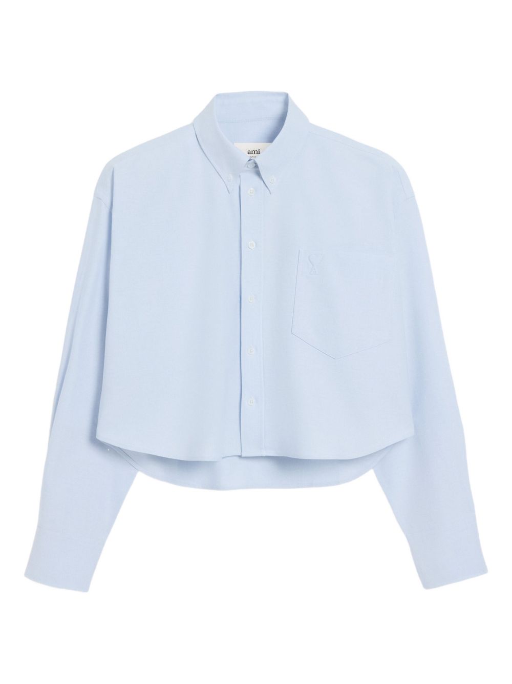 Ami Paris Shirts Clear Blue