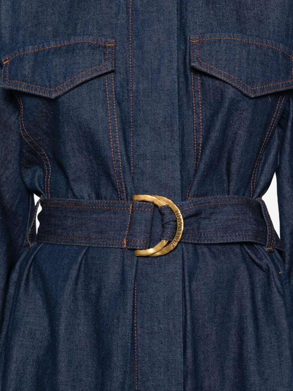 Zimmermann Belted denim shirt dress