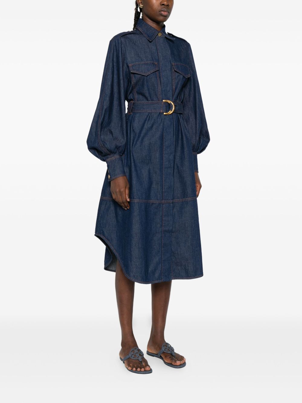 Zimmermann Belted denim shirt dress