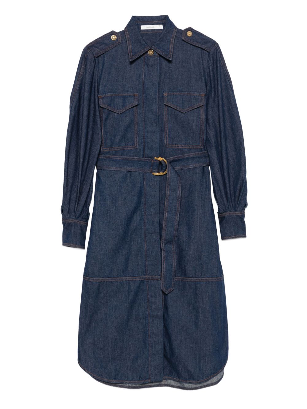 Zimmermann Belted denim shirt dress