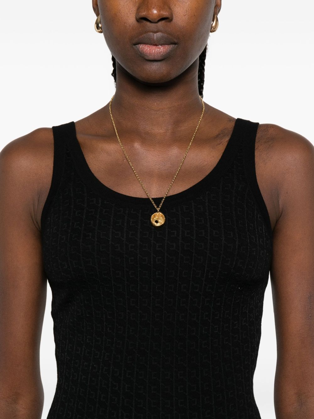 Elisabetta Franchi Top Black