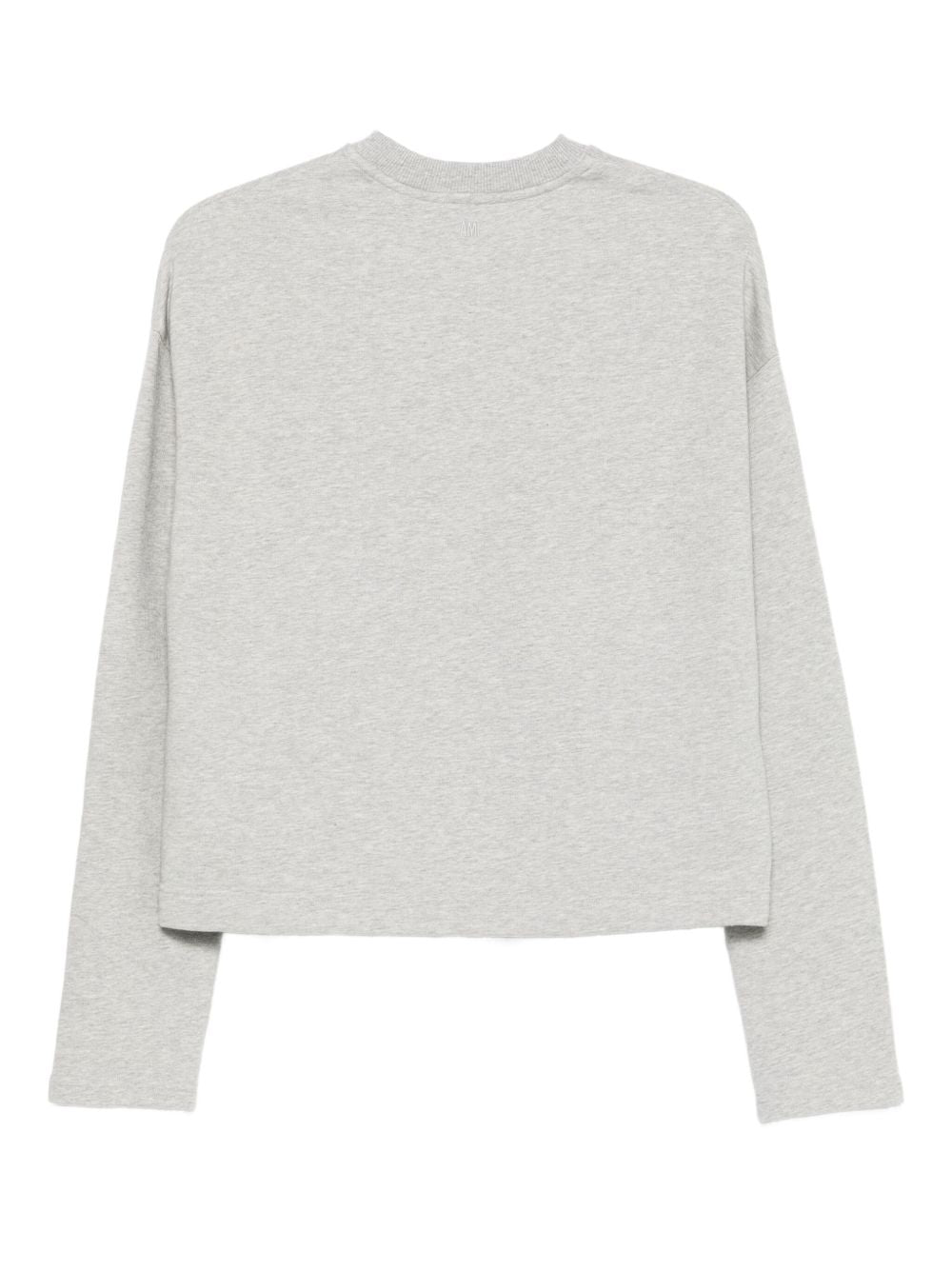 Ami Paris Sweaters Light Grey