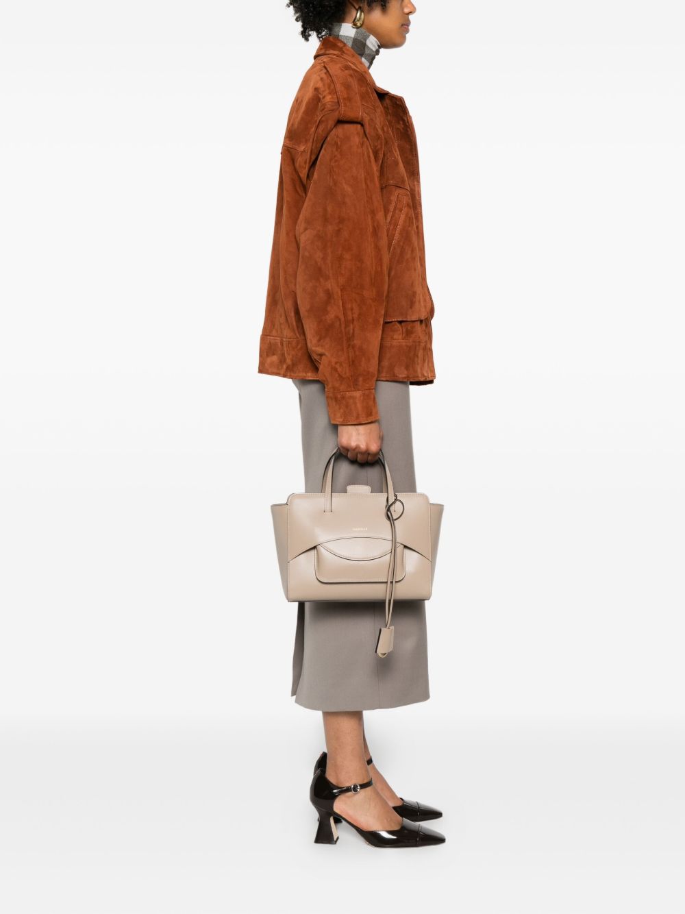 HIDESINS Small leather tote bag