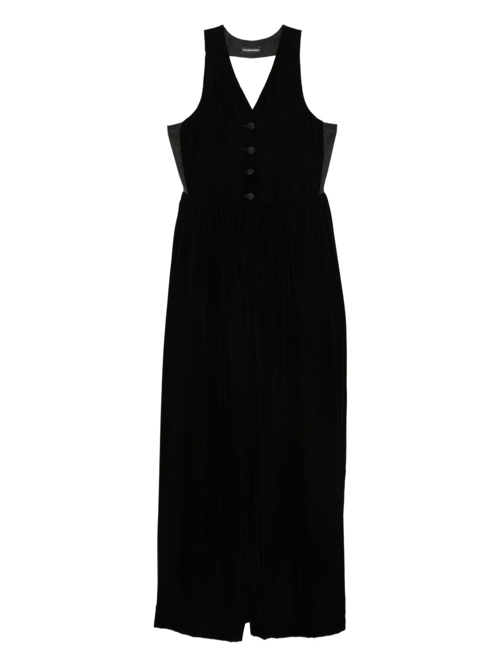 Emporio Armani Button-fastening V-neck jumpsuit