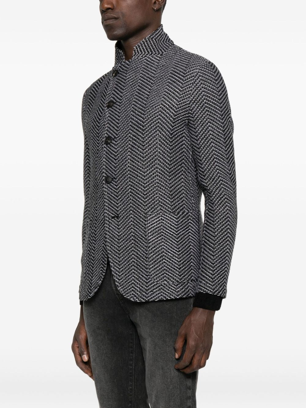 Emporio Armani Zigzag-pattern jacket