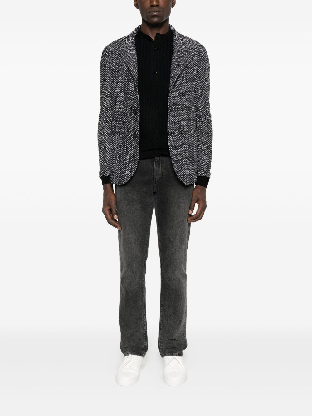 Emporio Armani Zigzag-pattern jacket