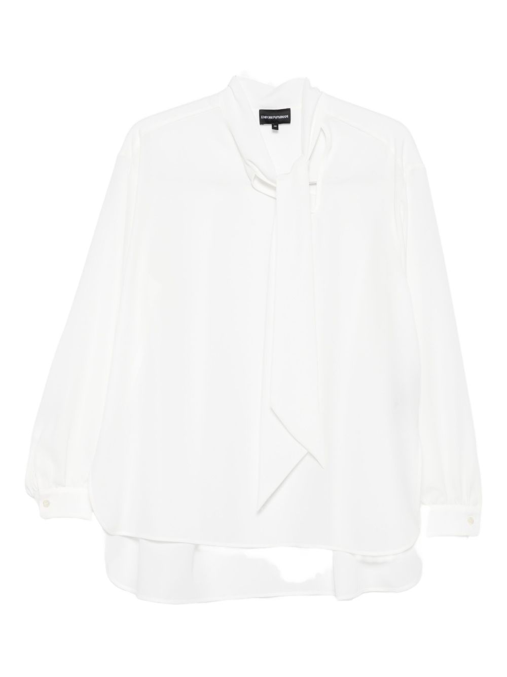 Emporio Armani Neck-tie blouse