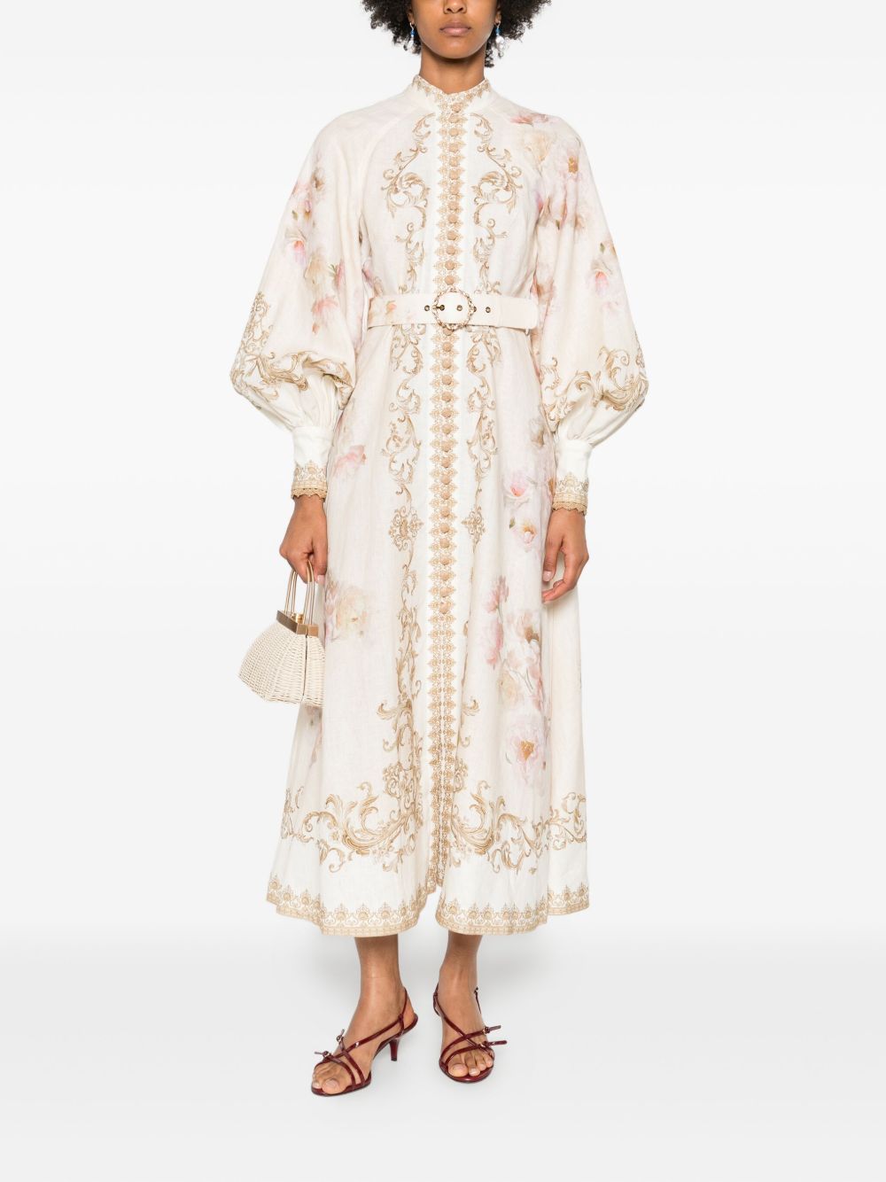 Zimmermann Floral-print buttoned dress