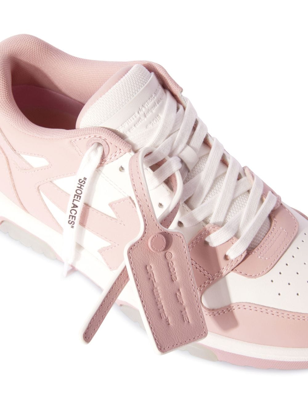 Off White Out Of Office leather sneakers