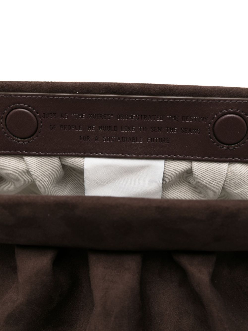 Themoire' Pleated clutch bag