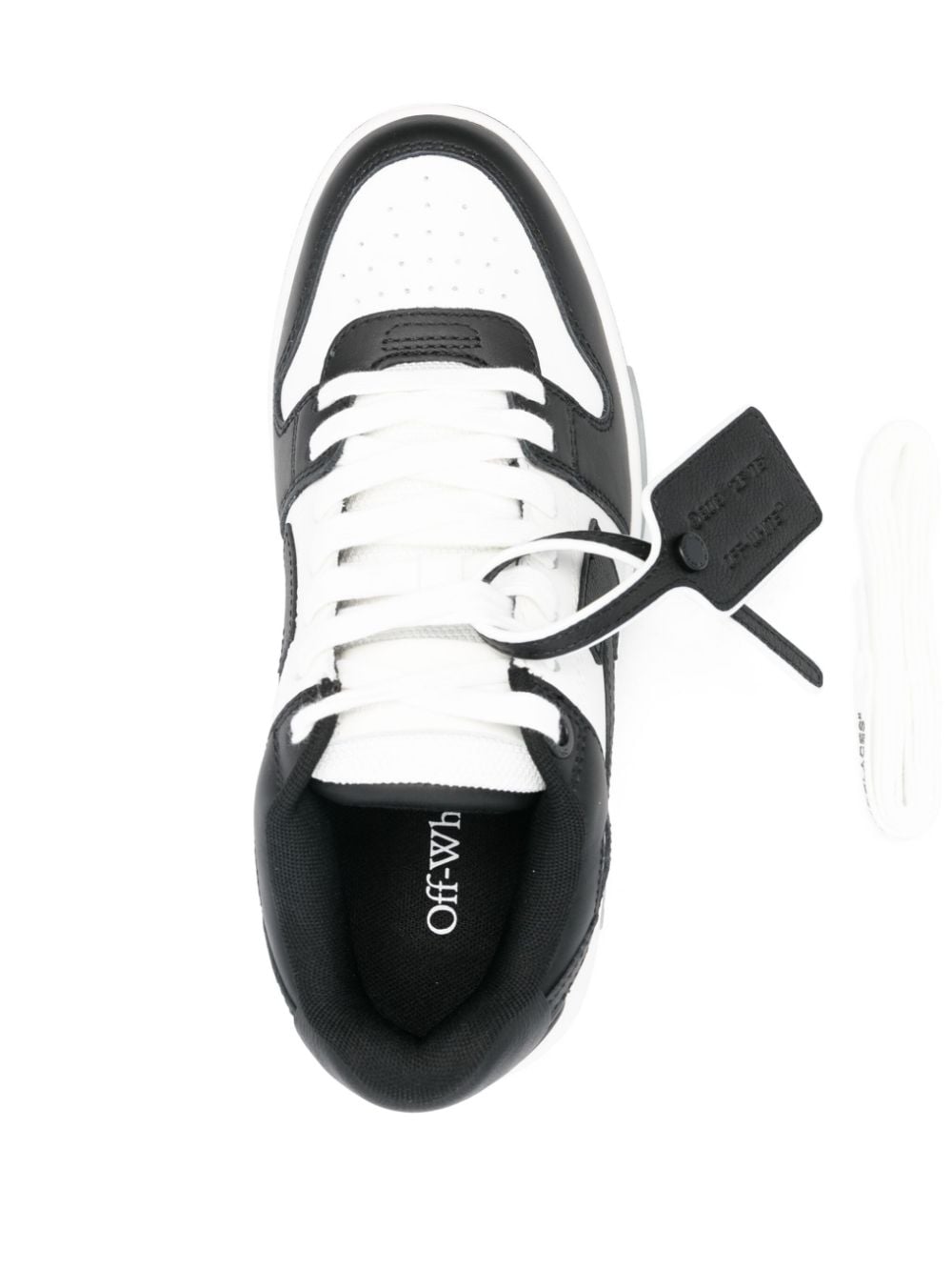 Off White Out Of Office leather sneakers