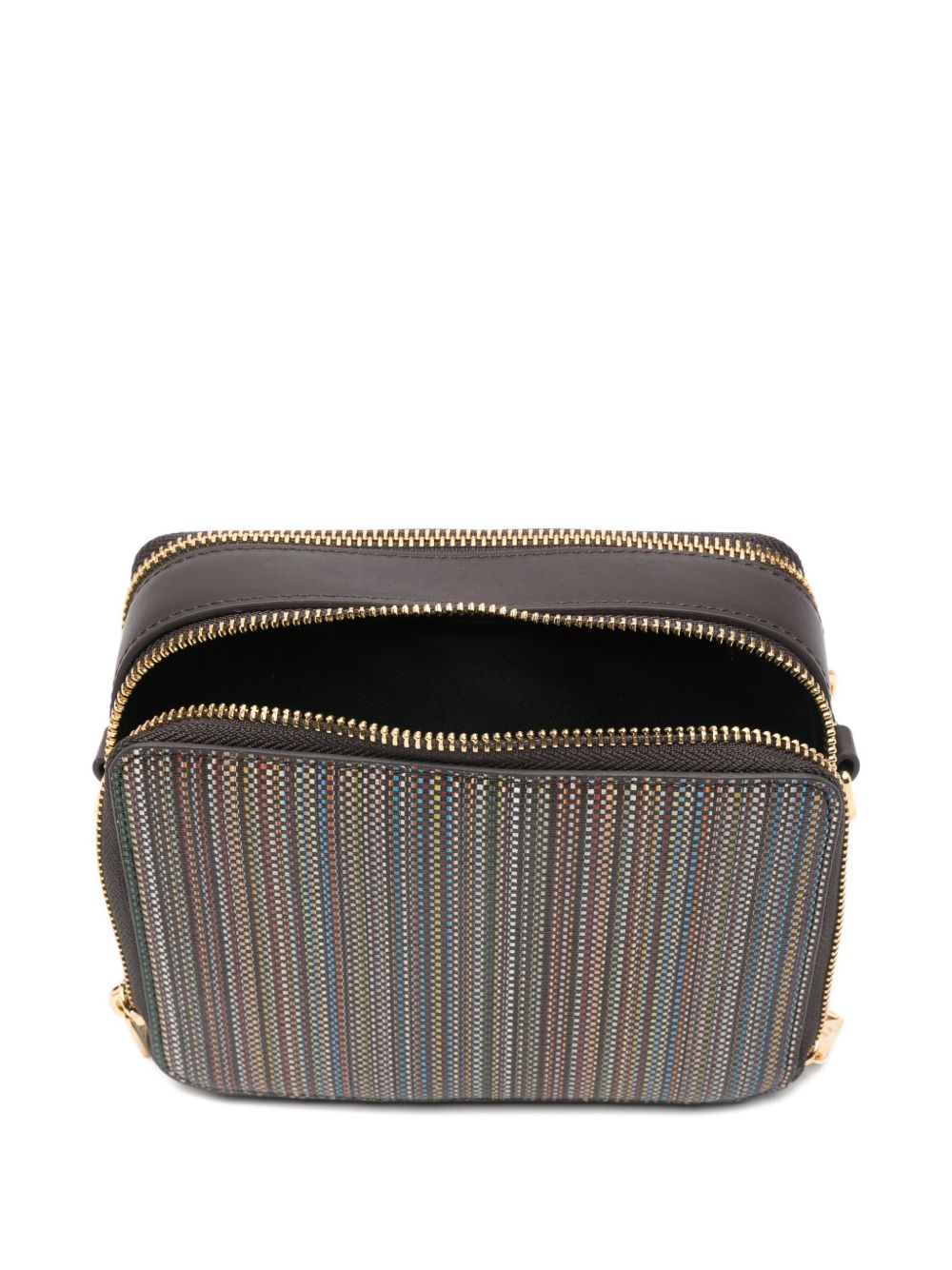 Paul Smith Striped zip-top shoulder bag