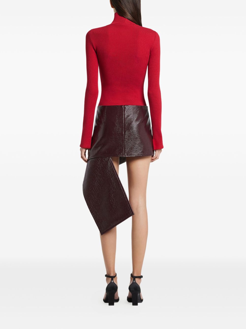 Courreges Skirts Bordeaux