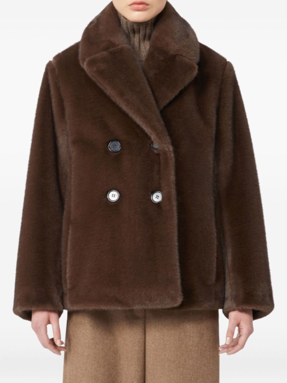 S Max Mara Coats Brown