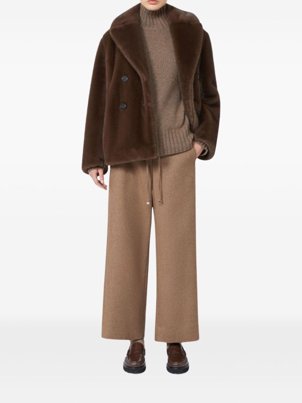 S Max Mara Coats Brown