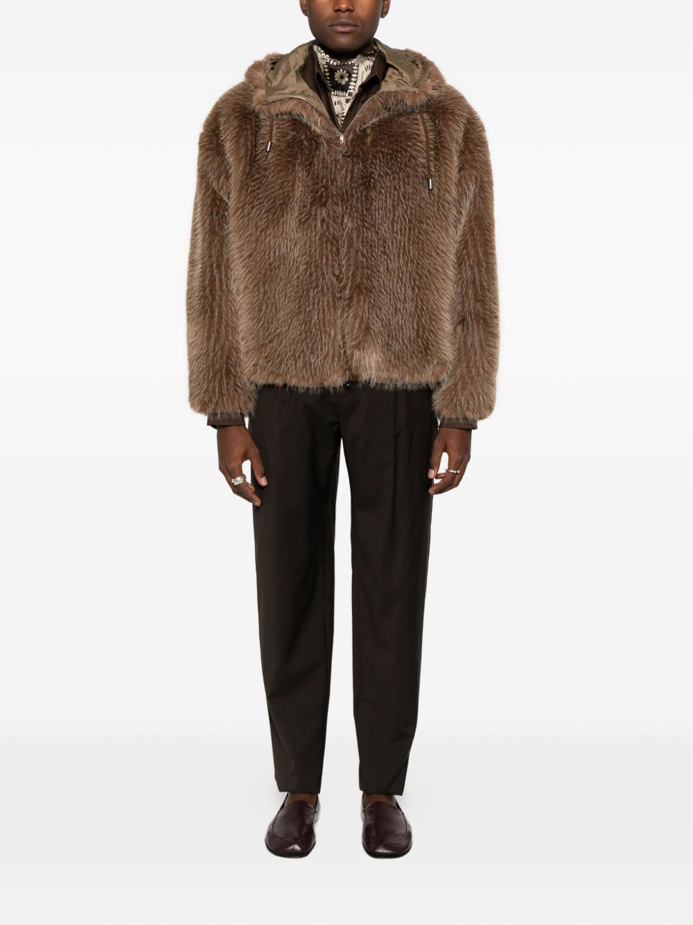 EMPORIO ARMANI EXCLUSIVE Jackets Brown