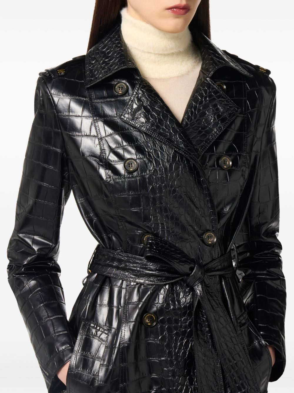 Elisabetta Franchi Coats Black