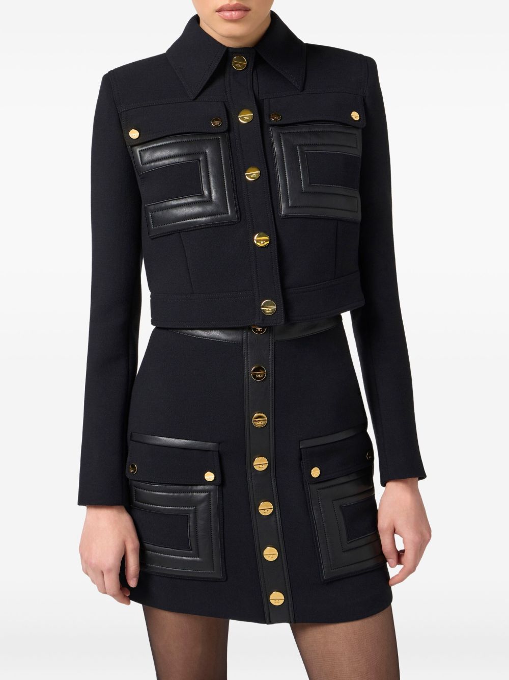 Elisabetta Franchi Jackets Black