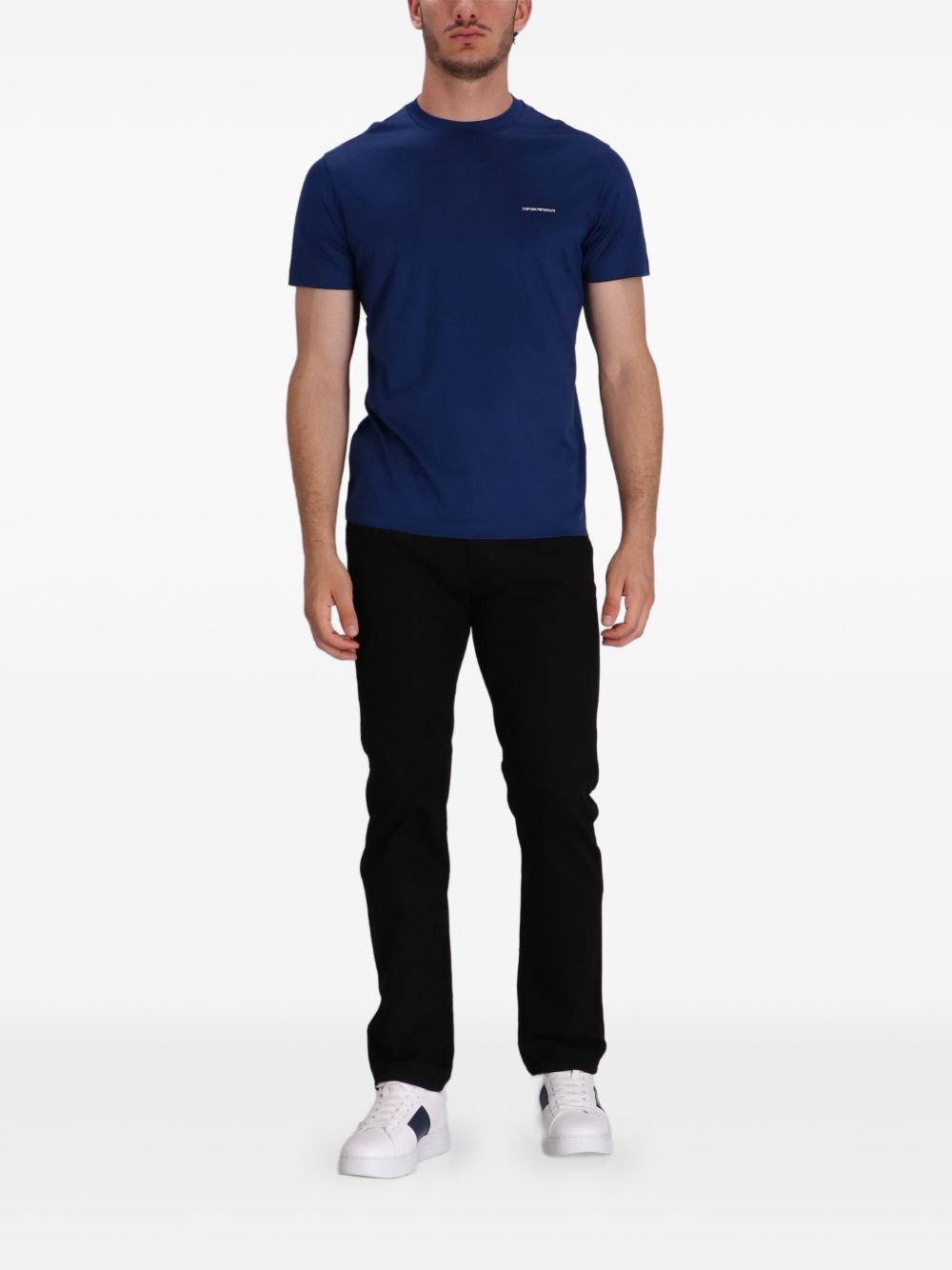 Emporio Armani T-shirts and Polos Clear Blue