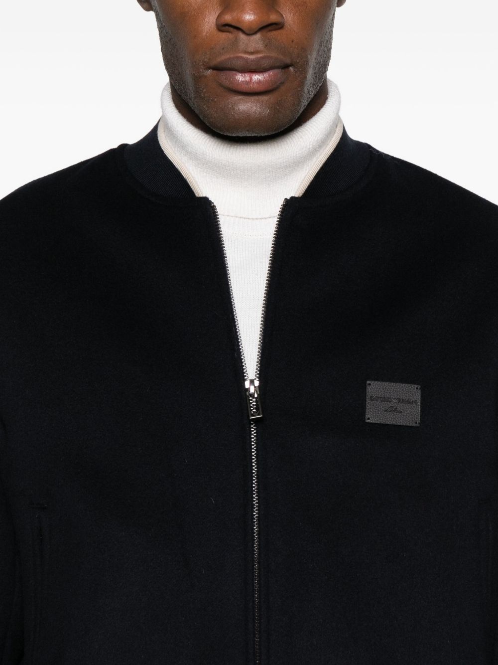 Emporio Armani Coats Blue