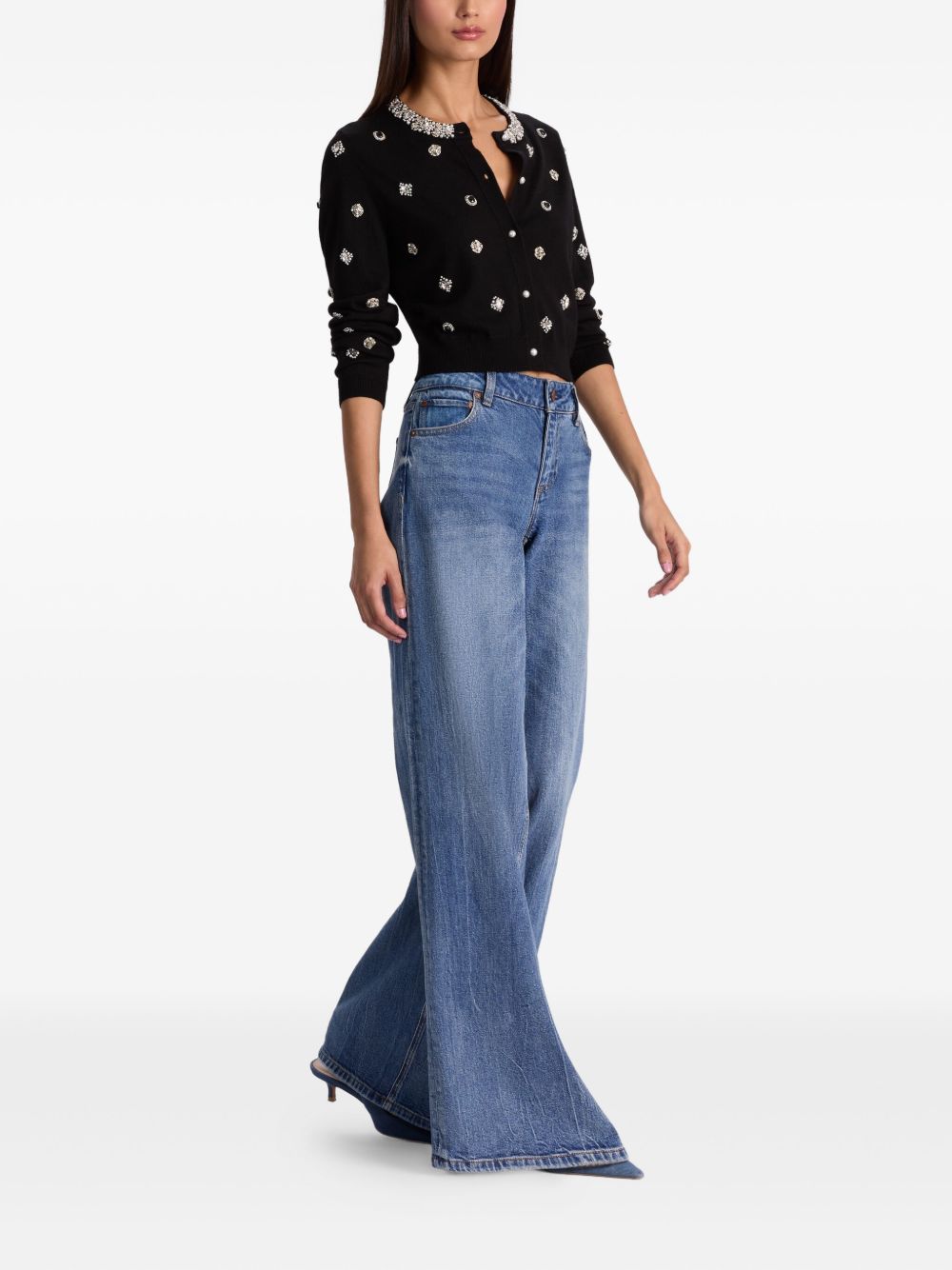 Alice + Olivia Sweaters Black