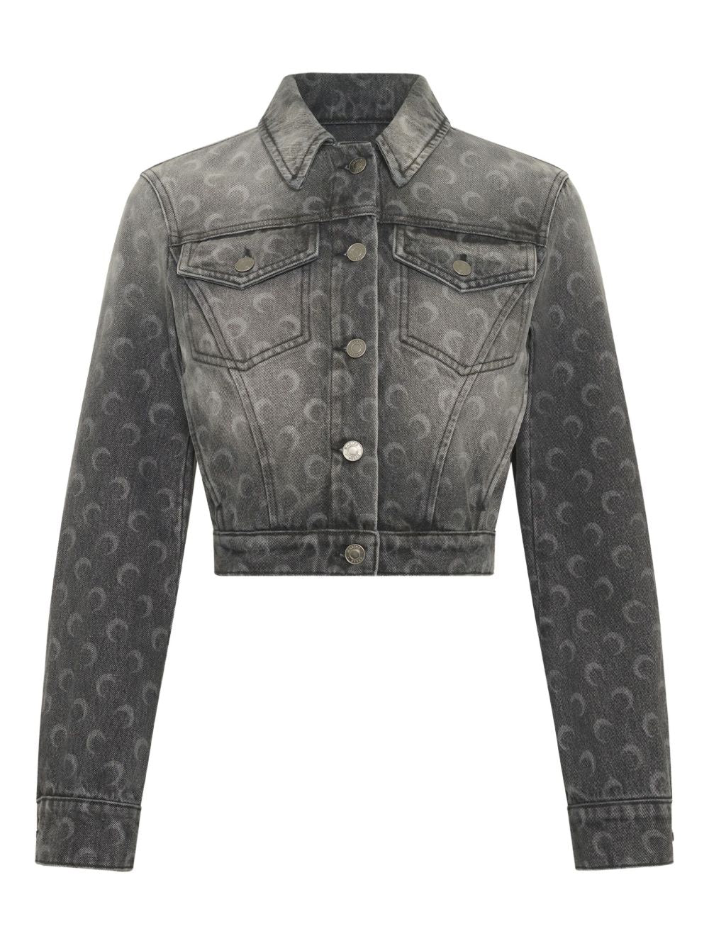 Marine Serre Moon laser denim jacket