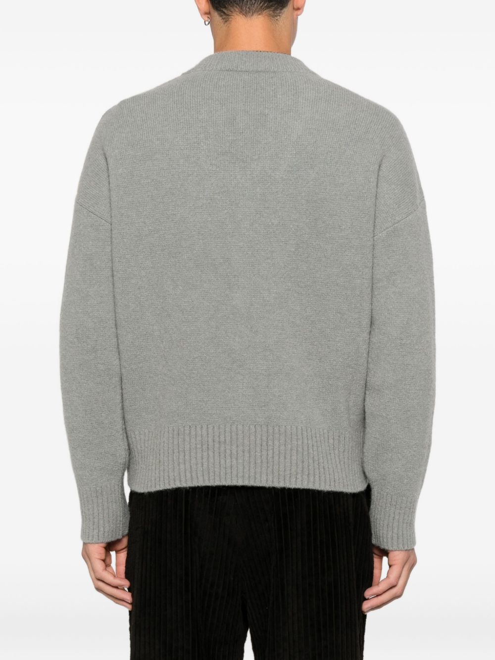 Ami Paris Sweaters Grey