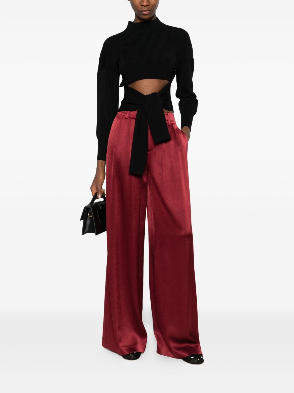 Alice + Olivia Trousers Bordeaux