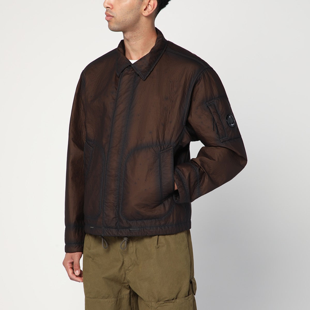 C.P. Company Faded brown nylon jacket