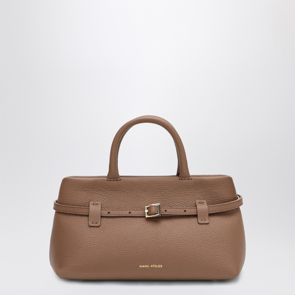 Manu Atelier Le Cambon 25 Mocha Mousse bag in suede