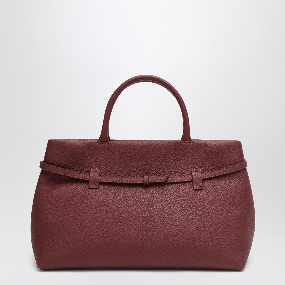 Manu Atelier Le Cambon 35 burgundy bag in suede