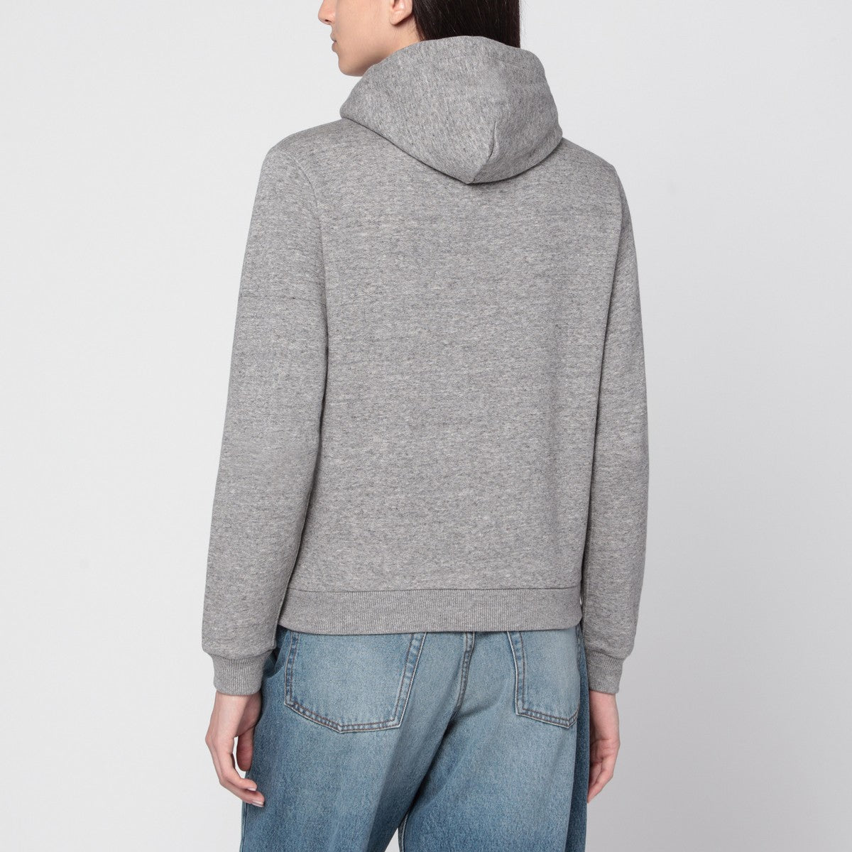 Polo Ralph Lauren Grey zip-up sweatshirt in cotton blend