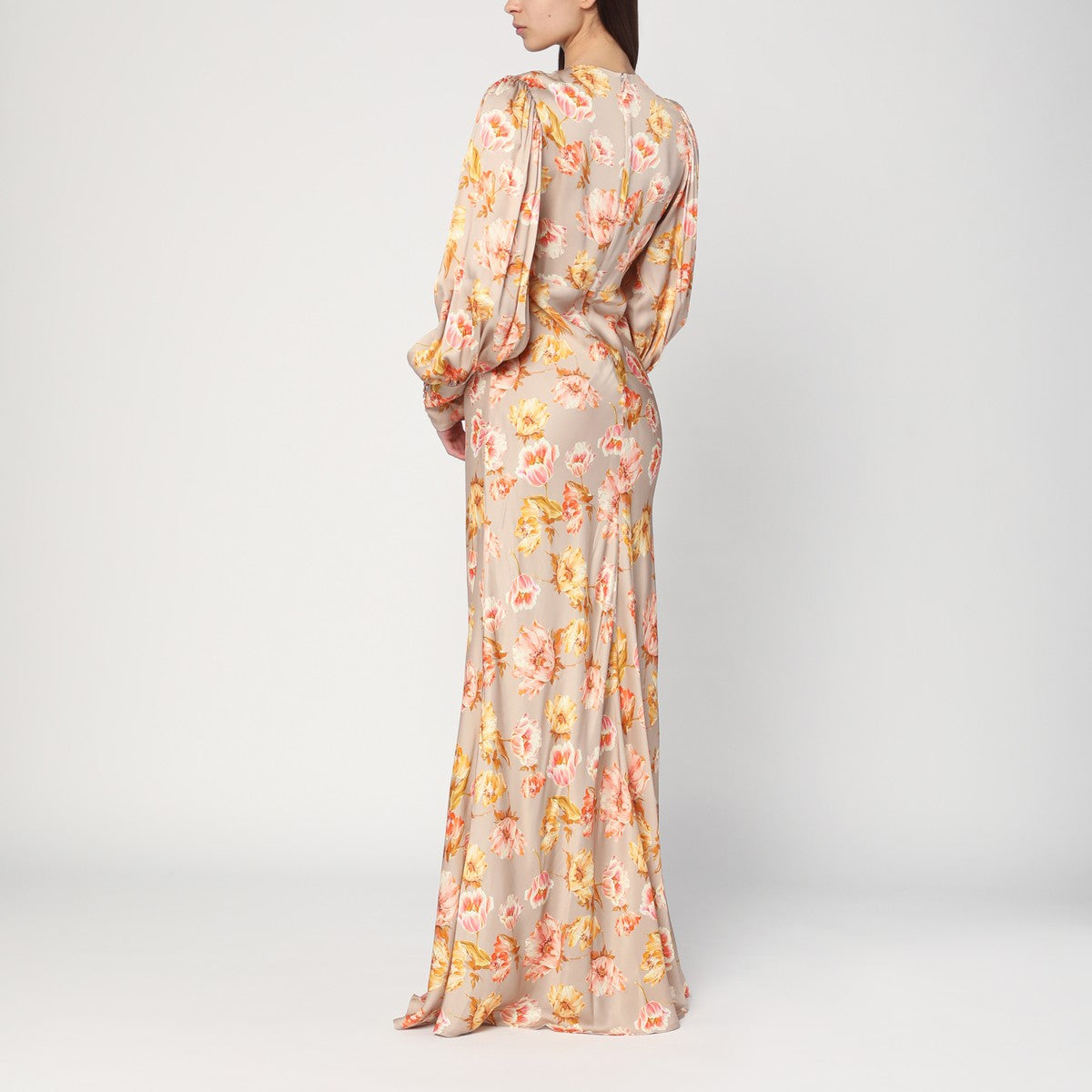 Malina Alize long dress with floral print