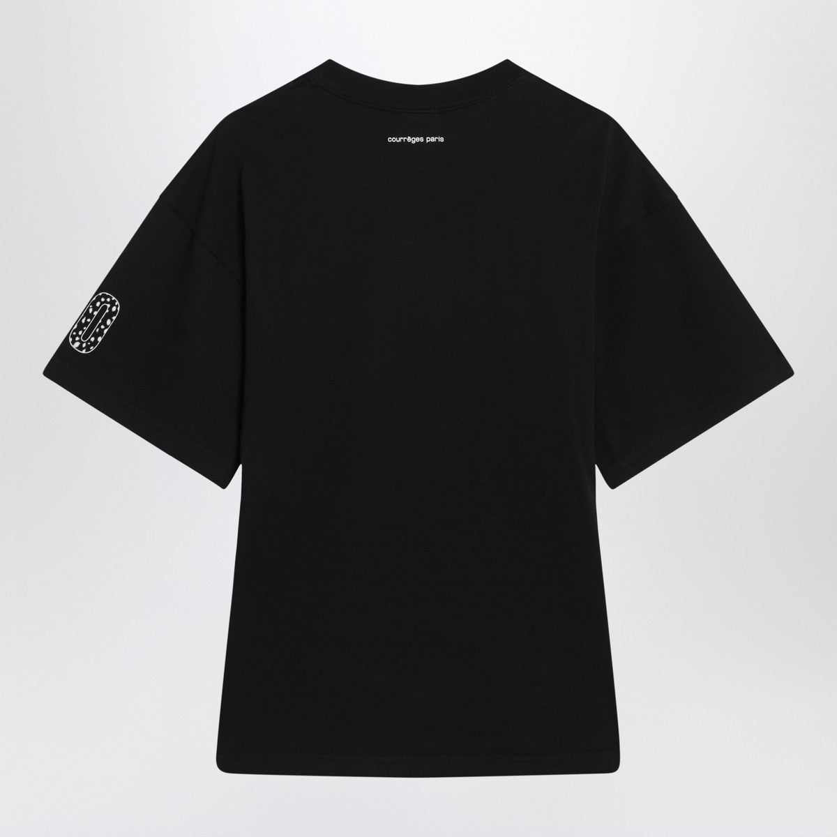 Courreges Courrèges black T-shirt with logo