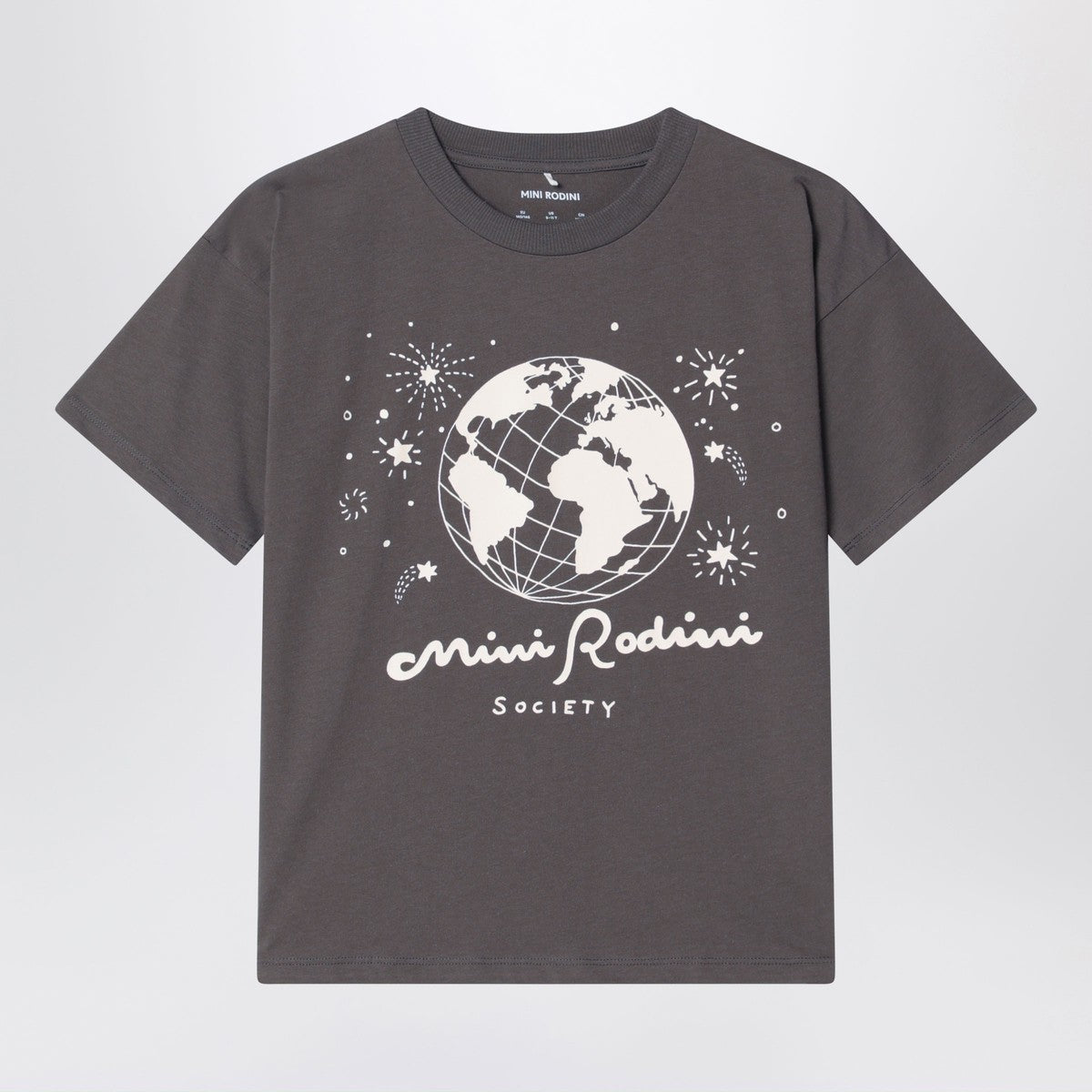 Mini Rodini Grey T-shirt in organic cotton