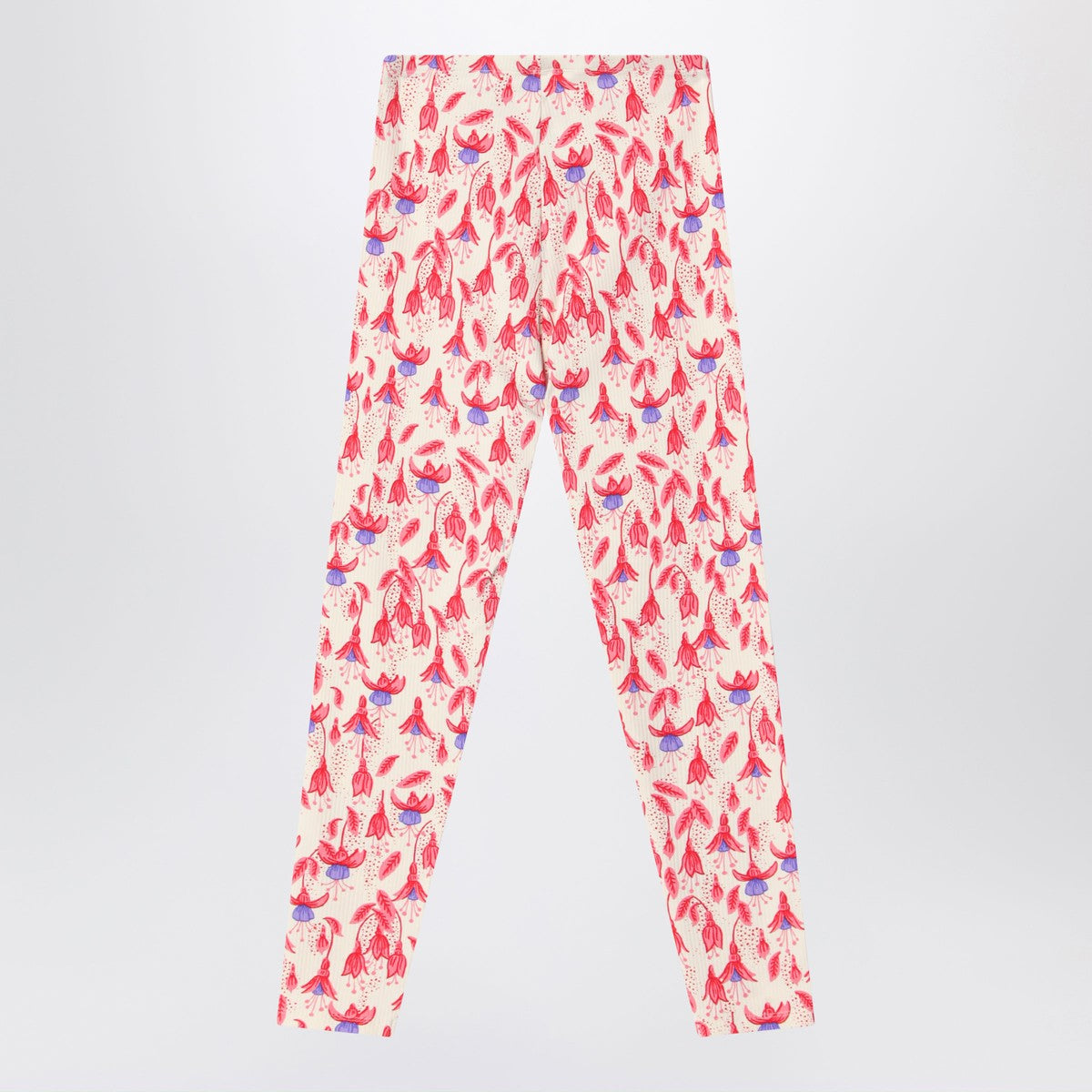 Mini Rodini Red patterned leggings in organic cotton