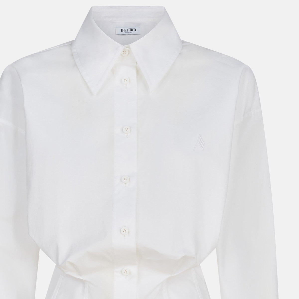 The Attico White cotton shirt
