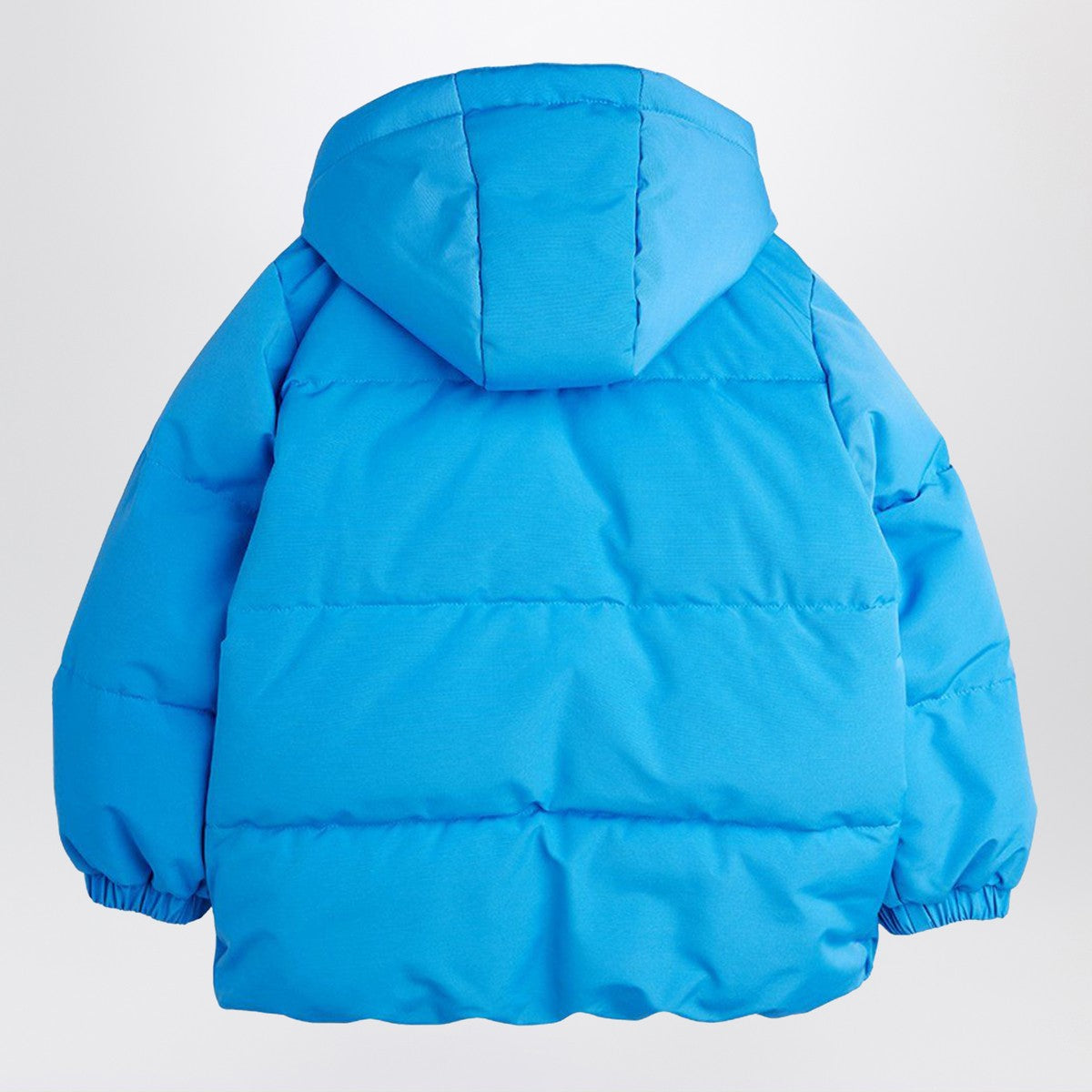 Mini Rodini Blue solid heavy puffer jacket